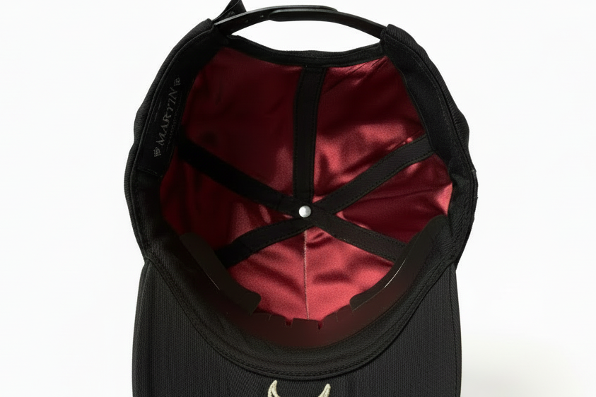 Gorra interior fondo blanco